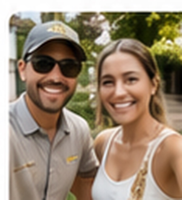 Happy customers after their move